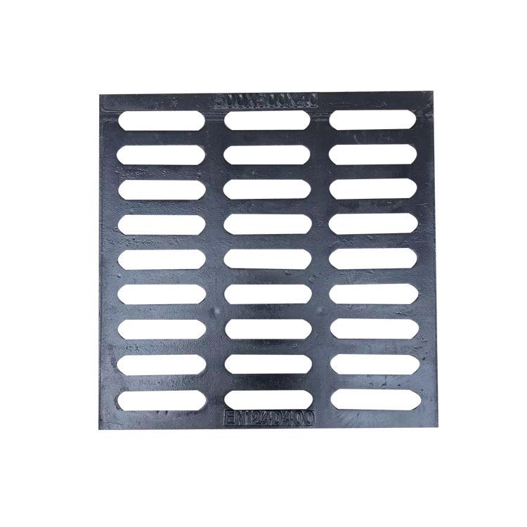 Heavy-Duty Ductile Iron Rain Grate for Garage Sewer Trench Drain, 500x500 Load Bearing