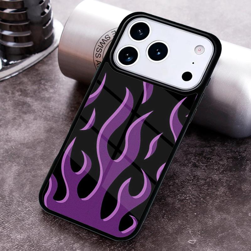 Cool Flame Colorful Pattern Phone Case For iPhone 17 16 15 14 13 12 11 Pro Max Plus 17Air Soft Silicone Cover
