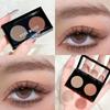 Gray Pink Rose Tea Brown! Low Saturation Olive Skin Pink Brown Two-Tone Eyeshadow Single Color Matte Pure Desire Style Earth Tones