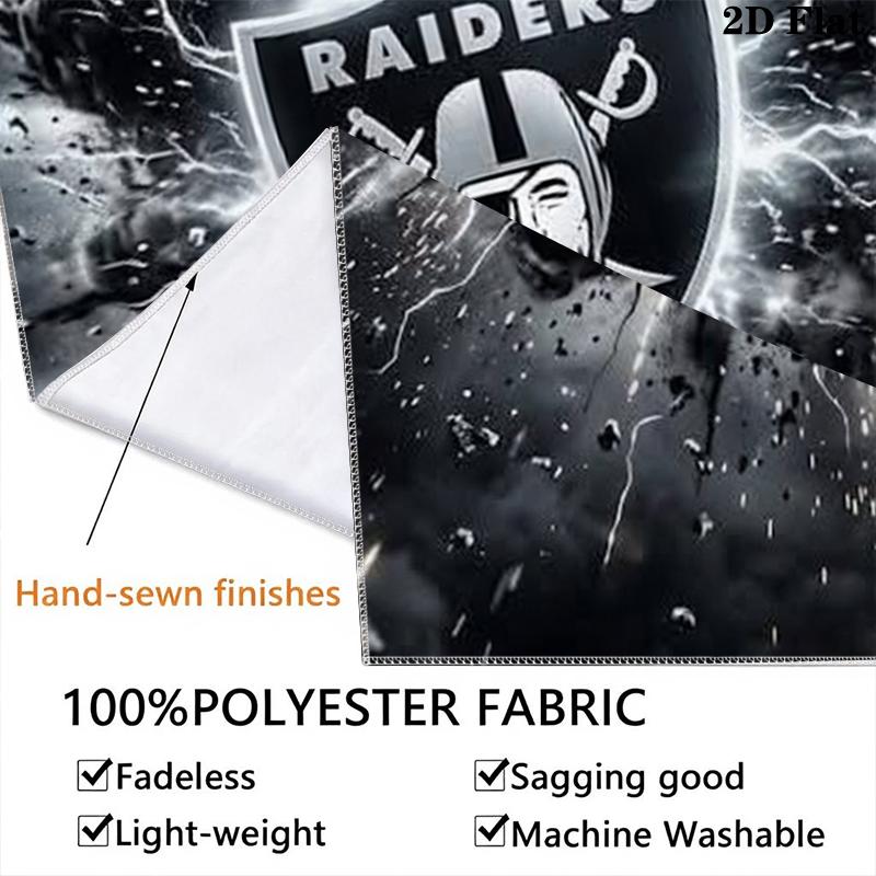 Las Vegas Raiders Wall Tapestry Aesthetic Wall Hanging Printed Fabric Blanket Decorative Tapestries for Bedroom Living Room Home Decor