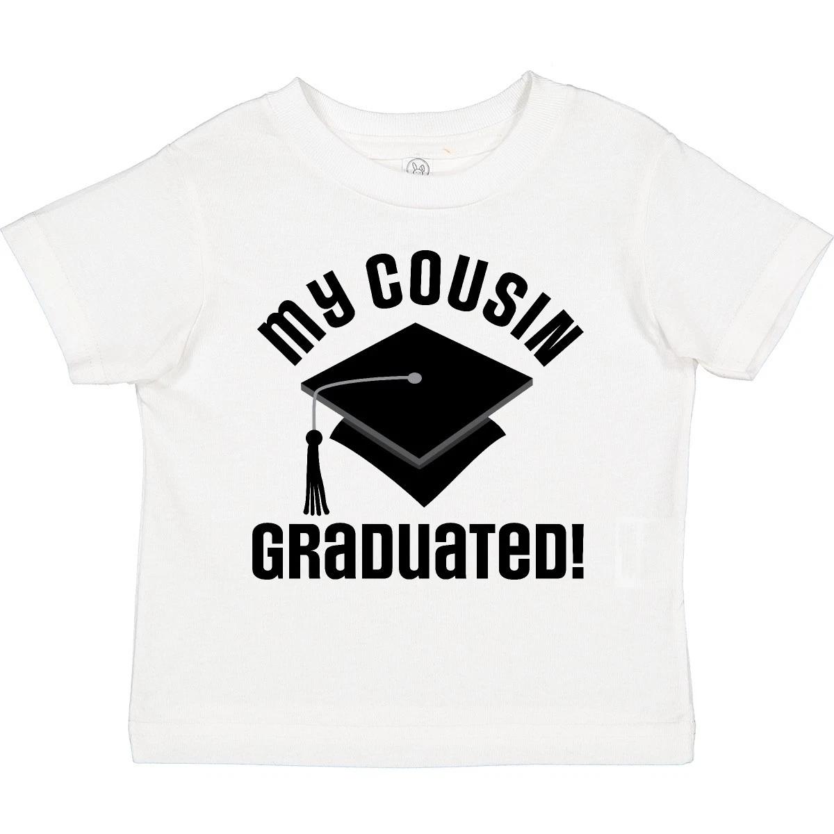 Inktastic My Cousin Graduated Toddler T-Shirt Graduate Childs Day Family Child 150