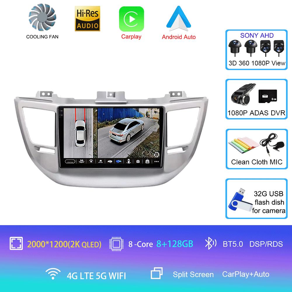Android 14 Car Radio For Hyundai Tucson 3 2015 - 2018 Player Multimedia Navigation Stereo GPS No 2din 2 din dvd