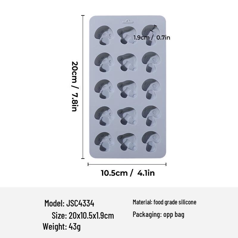 18-Cavity Chocolate Silicone Mold