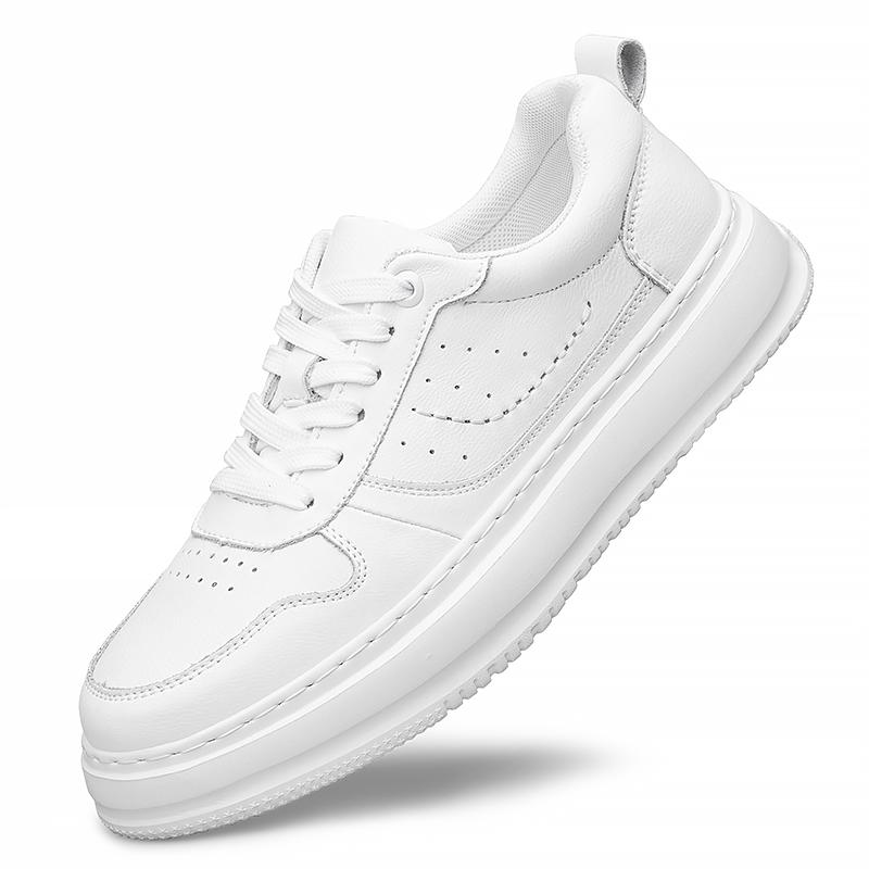 Trendmarke Lässige Echtleder Schuhe für Herren Dicksohlige Vielseitige Oxford Schuhe Hochwertige Schuhe Outdoor Wandersneaker