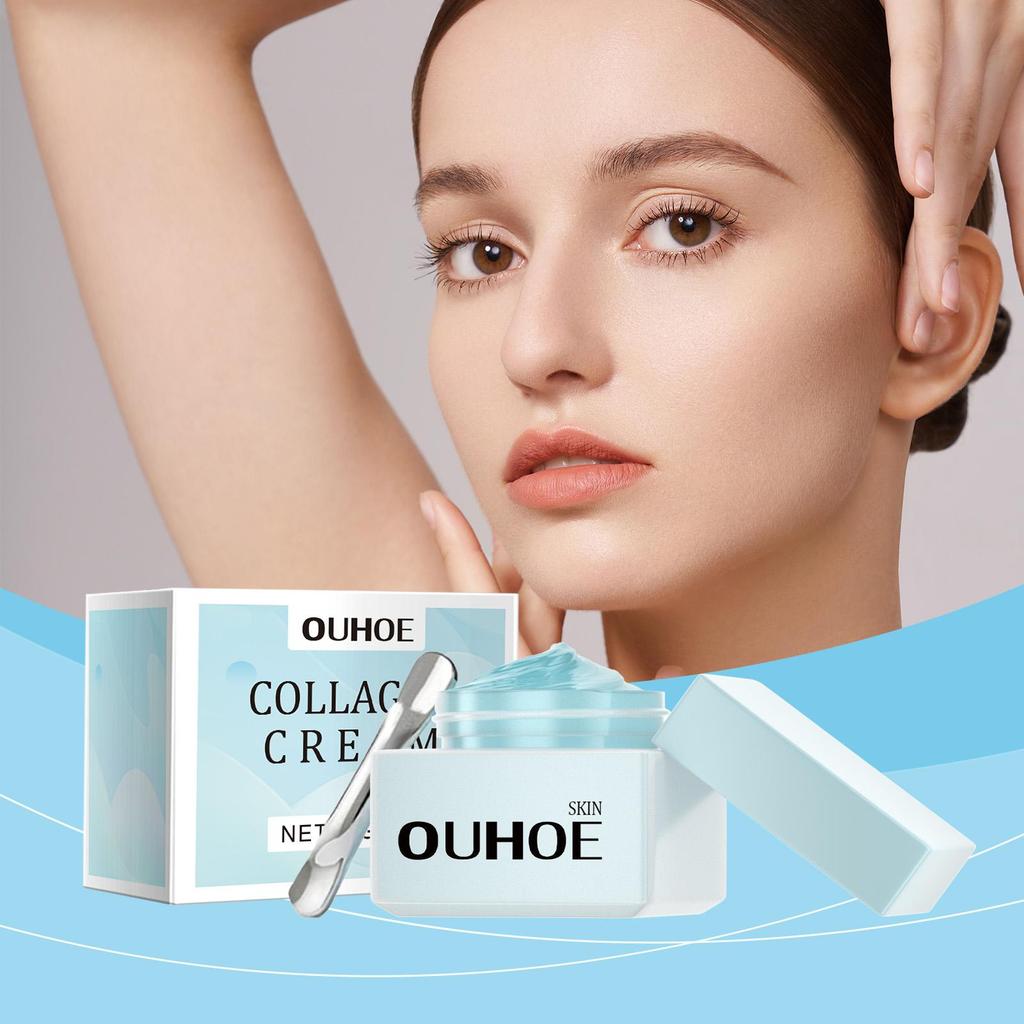 OUHOE Collagen Cream: A gentle, nourishing, hydrating, and firming cream that refines and softens the skin