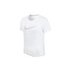 T Shirts Women's White Crew Neck Moderate Straight Fit (Unisex) T-Shirts CN5185 100