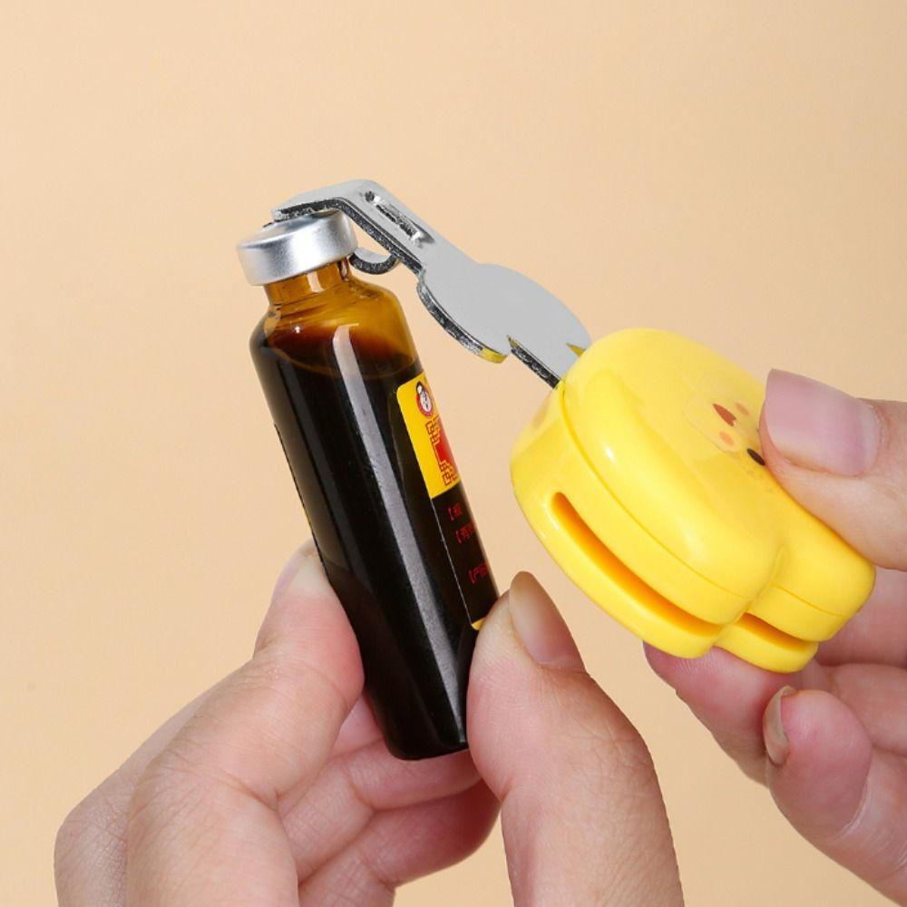 2pcs Decorative Magnets Bottle Opener Multifunctional Refrigerator Corkscrew  Jar Cap Remover