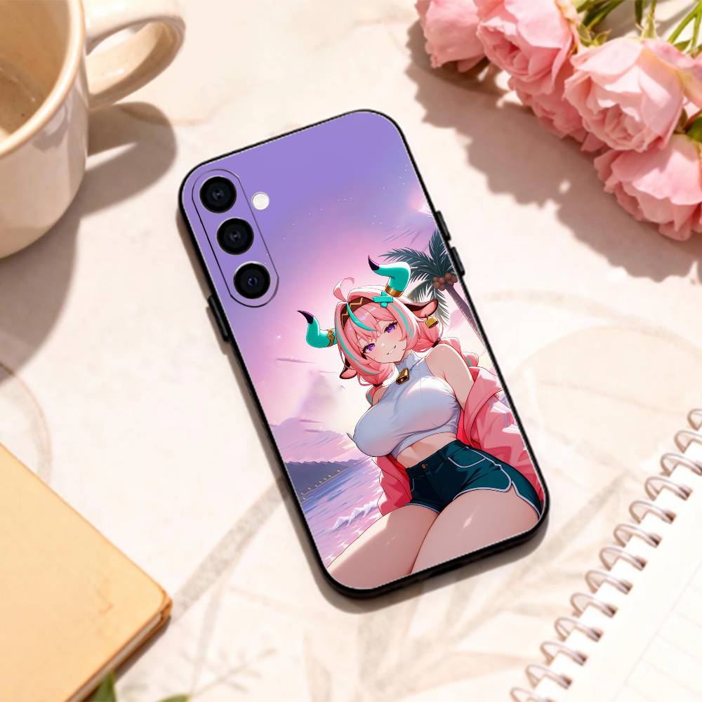 

V-Varesa G-Genshin I-Impact phone Case For Samsung Galaxy A73,A72,A71,A70,A53,A52,A51,Others Soft Black Shell Samsung a30 a20