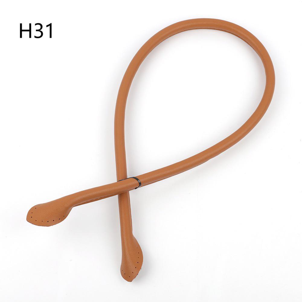 Premium Leder Taschenriemen & Zubehör - 60cm Rindsleder Runder Henkelriemen