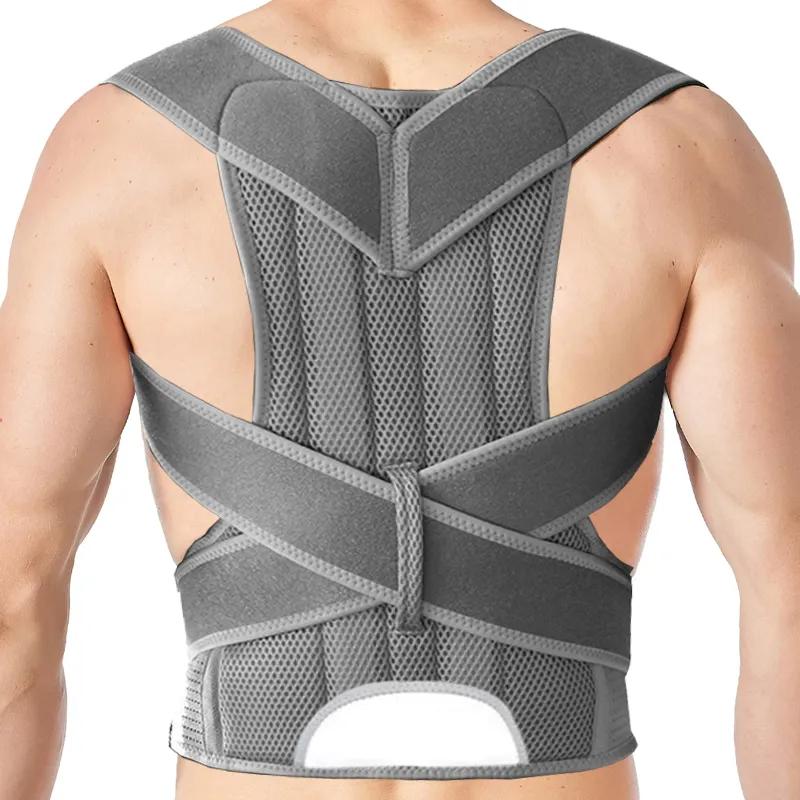 Magnetic Bar Shoulder Support Back Brace Posture Corrector Vest for Scoliosis Orthopedic Belt Pain Relief