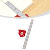 Steel Ruler Positioning Block Center Finder Angle Scriber Marking Line Gauge Woodworking Ruler Marking Gauge For Ruler Locator