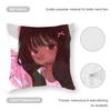 American-style Girls' Anime Cushion Cover Anti-dustmite Pillowcase Invisible Zipper Silky Short Plush Sofa Cushion Cover