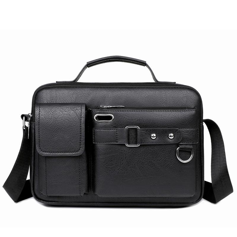 New men s bag slash shoulder bag men s casual backpack business bag single shoulder slash bag men s portable horizontal bag 10inch