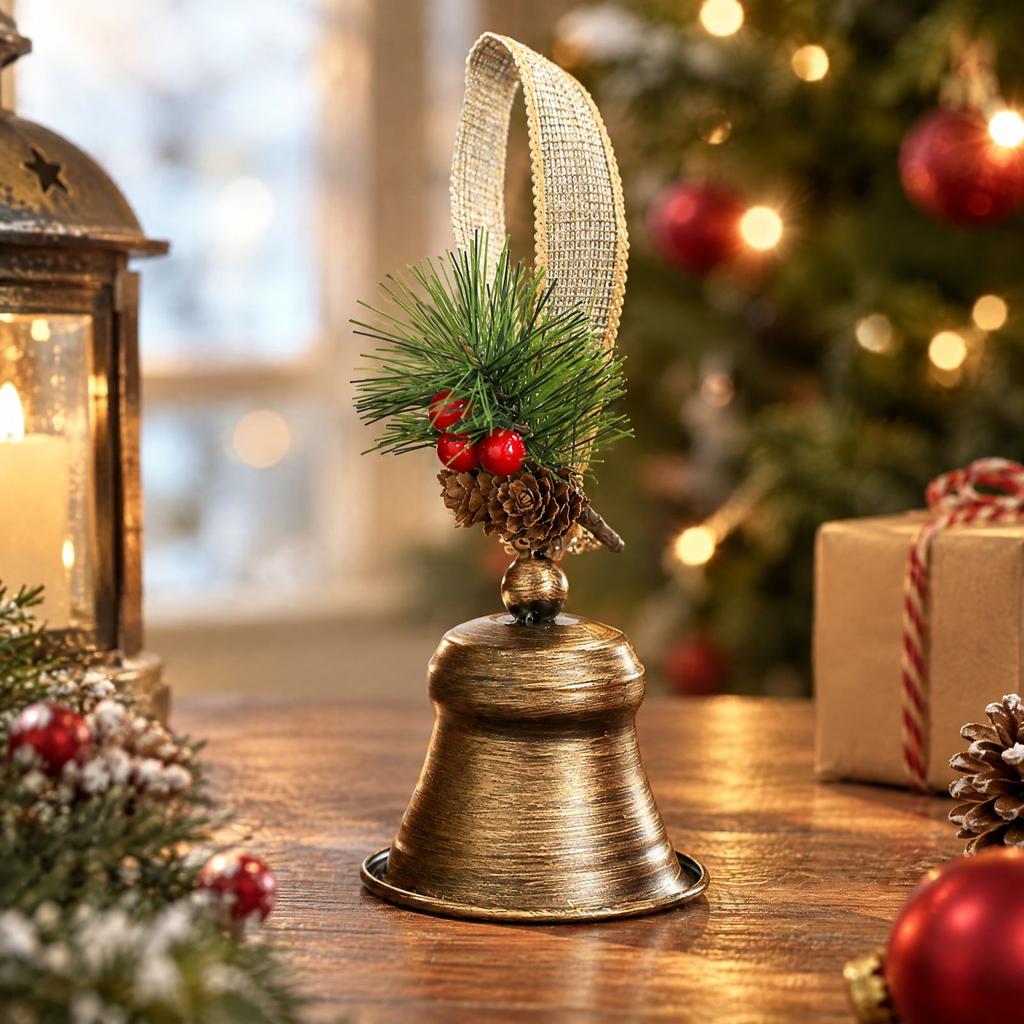 Christmas Bell Hanging Ornament, Creative Door and Wall Decoration for Holiday Display