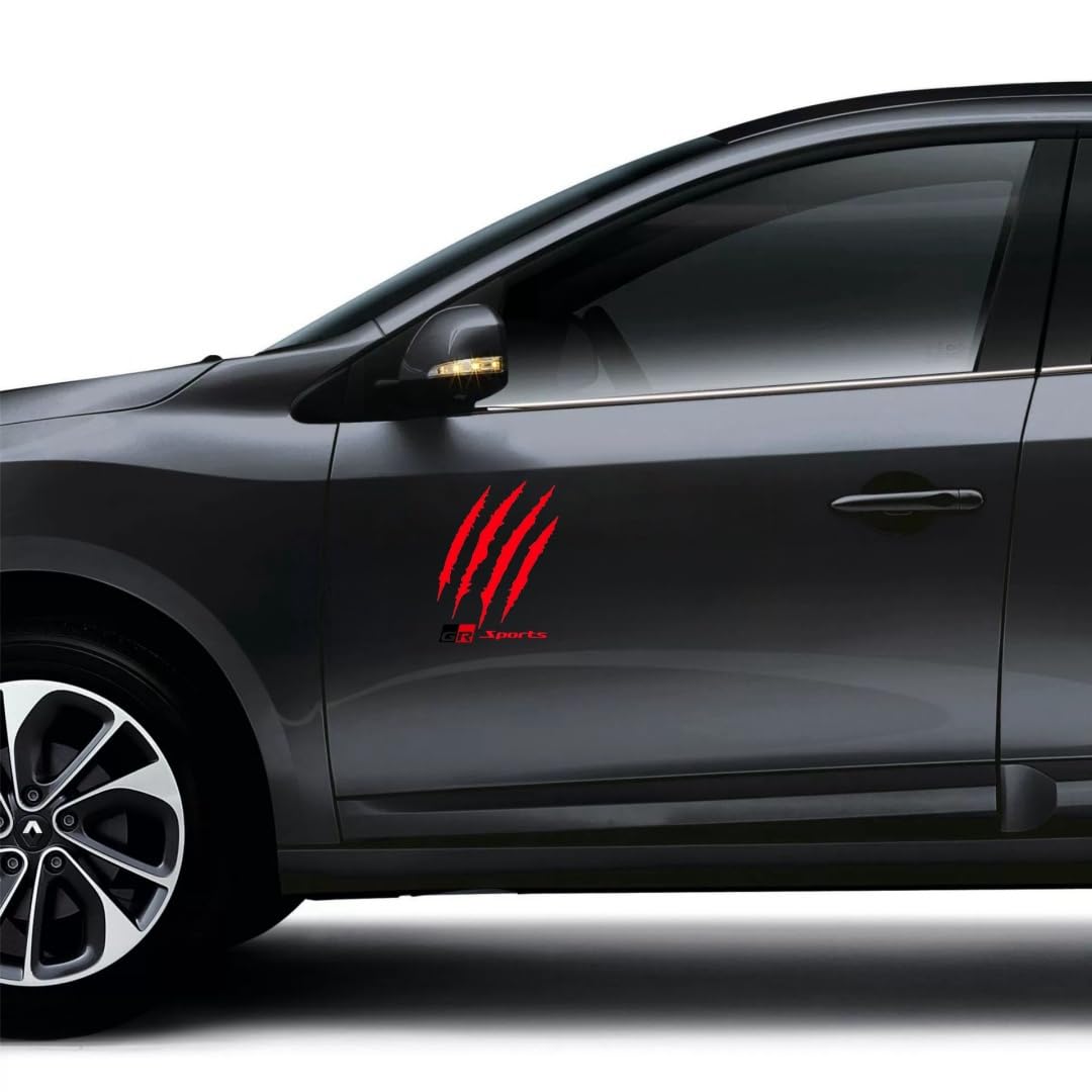 

GR Все серии Наклейка на автомобиль Внешние аксессуары Наклейка Без следов Эксклюзивный логотип на крышку бензобака GR красный