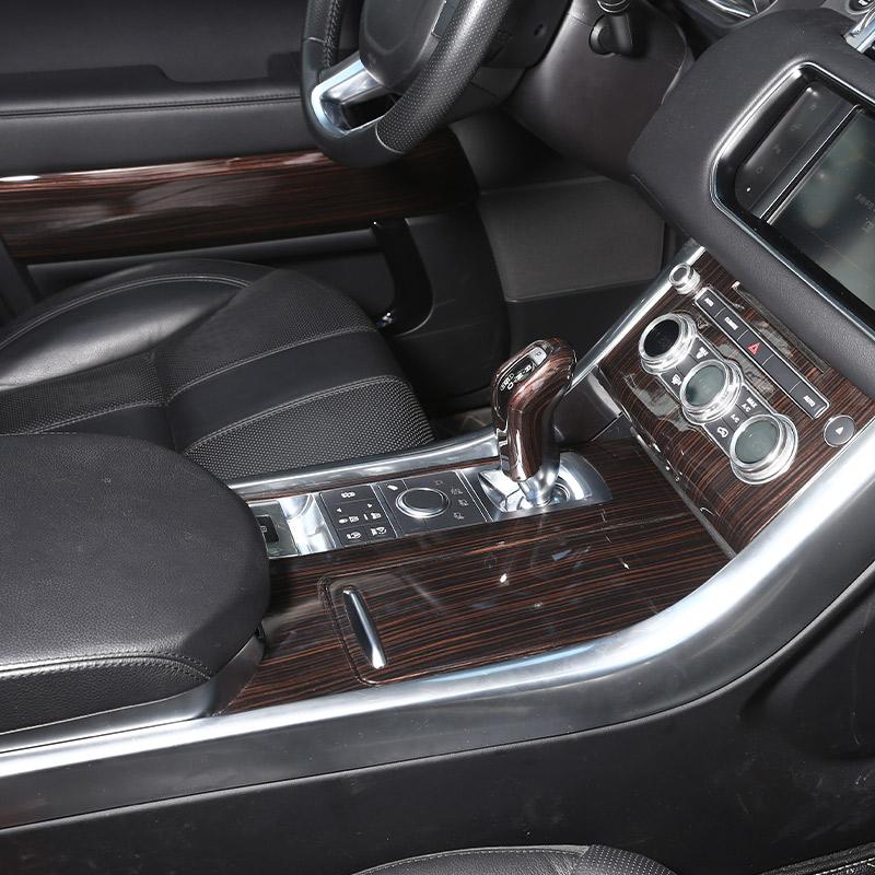 Carbon Fiber Car Center Control Panel Cover Decoration Sticker For Land Rover Range Rover Sport 2014-2017 Car Accessories