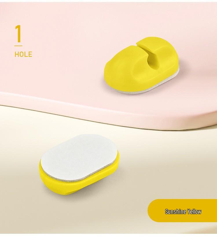 Self-Adhesive Desktop Cable Organizer and Protector for Charging, Mouse, and Earphone Wires