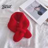 Knitted Wool Children Unisex Warm Elastic Soft Winter Thick Scarf Baby Solid Color Cold Resistant