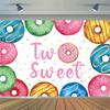 2D Two Sweet Second Birthday Photography Backdrop