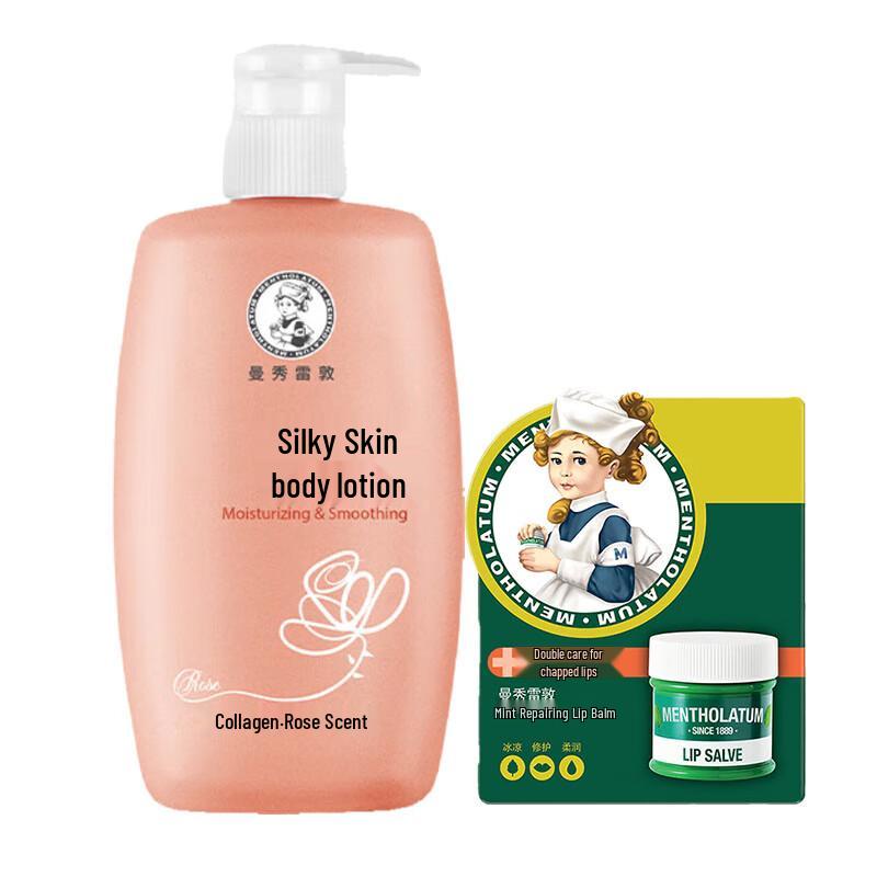 Mentholatum Firming Body Lotion & Mint Lip Balm 2-Piece Set