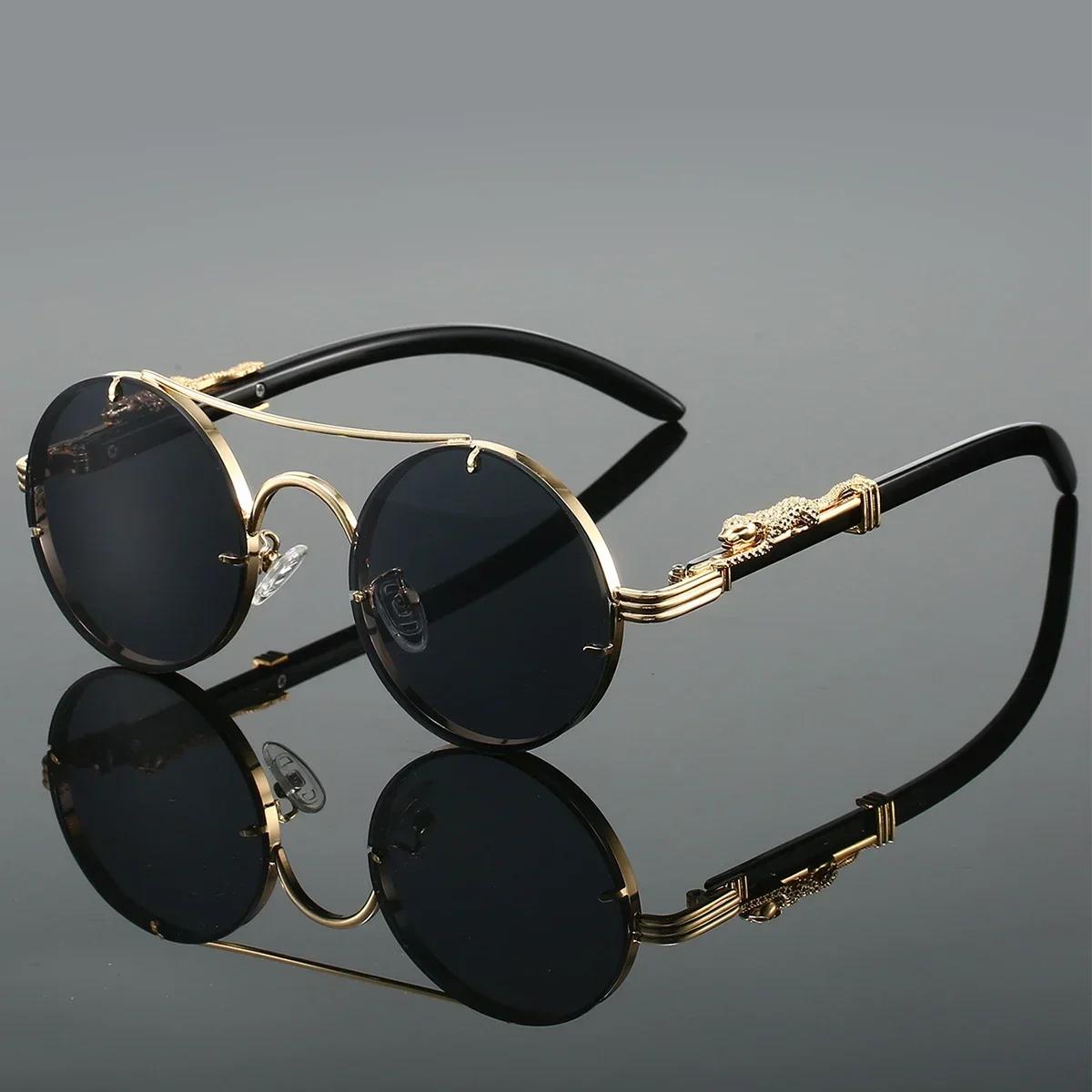 

Classic and Retro Round Frame Sunglasses UV400 Protection Outdoor Travel Walk The Show Street Photography Shades Glasses