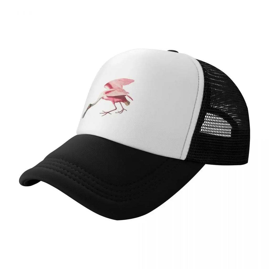 Audubons Roseate Spoonbill Baseball Cap Funny Hats Sunhat Snap Back Hat Luxury Woman Mens