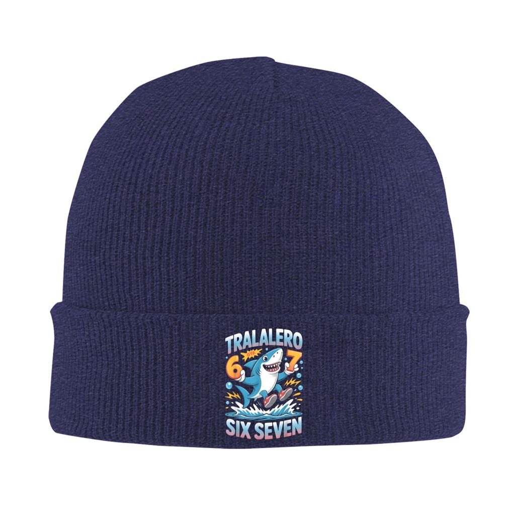 67 Brainrot Italian Meme Funny Knit Hat  Beanie Hats Kpop Warm Soft Female Male Bonnet Hats Winter Custom Street Caps Gift