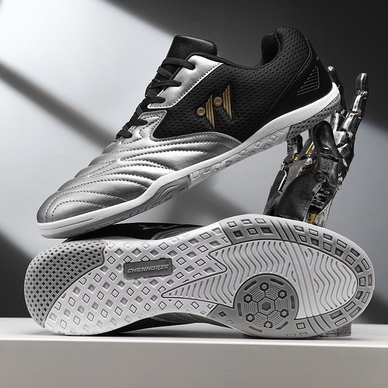 Unisex Indoor Soccer Shoes: Flat Sole for Cement & Wooden Floors - Perfect for Youth, Men, Women, and Students