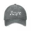 Music Printed Snapback Hat Casual Streetwear  New Vintage Washed Cotton Baseball Cap Parent Kids Sun Hats