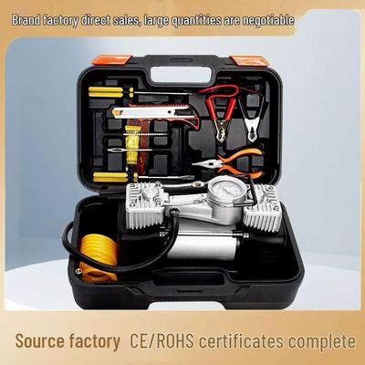 Portable 12V High-Power Double Cylinder Car Tire Inflator
