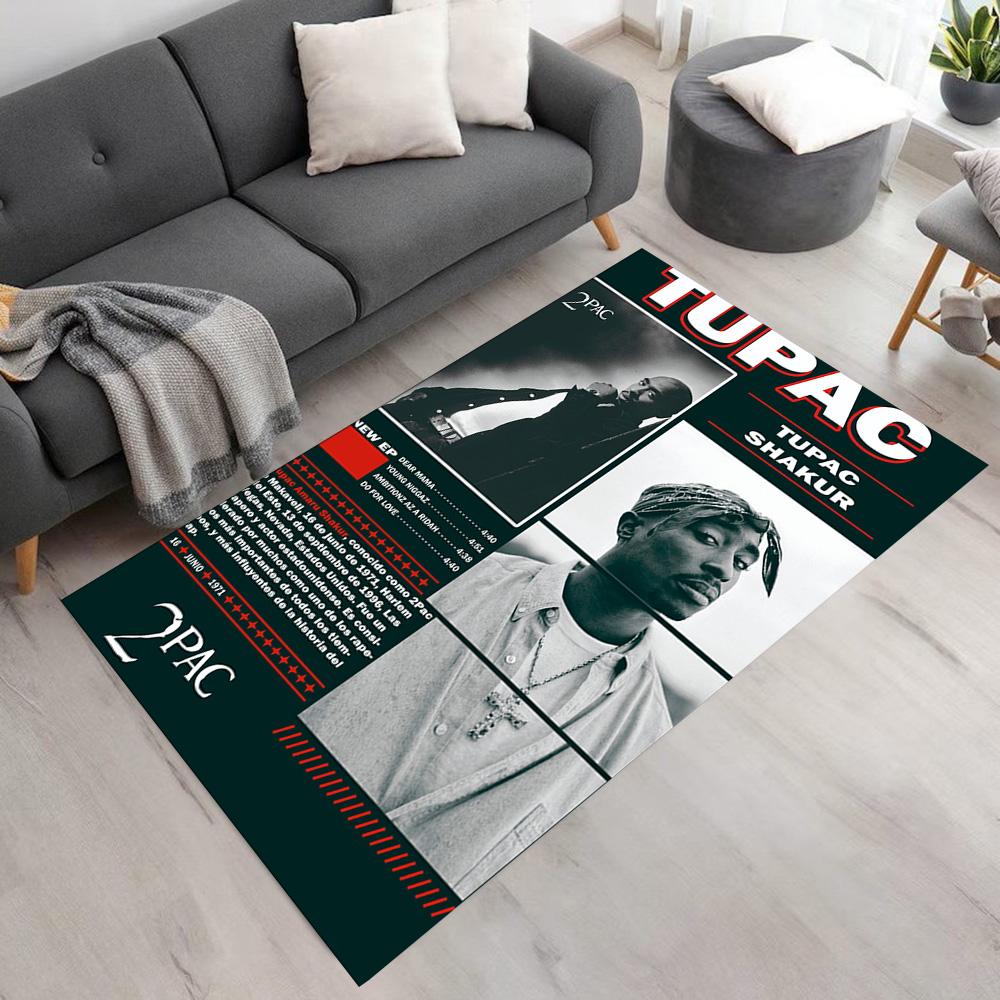 2pac Area Rug Perfect for Entryway Living Rooms Decorate Room Dormitory Anti-slip Rug Decorate Offices Perfect Birthday/Christmas Gift Idea