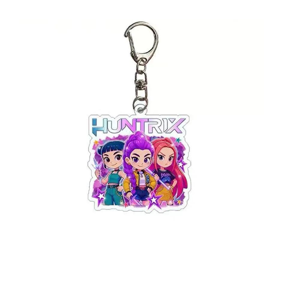 Kpop Demon Hunters Mini-Schlüsselanhänger-Set – Rumi, Zoey, Jinu, Mira, Tiger Designs – Sammler-Schlüsselanhänger für Kpop-Fans – Accessoires und Geschenke