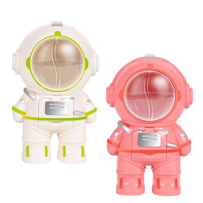 Ny Astronaut Vattenflaska Med Vattenkopp Rosa Vit Leksak Dryckesmaskin Rem Mini Fritidskopp Pojkar Och Flickor