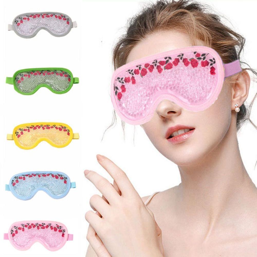 Cold Hot Compress Ice Gel Eye Patch Massager Night Eyeshade Cooling Sleep Eye Mask  Relieve Fatigue