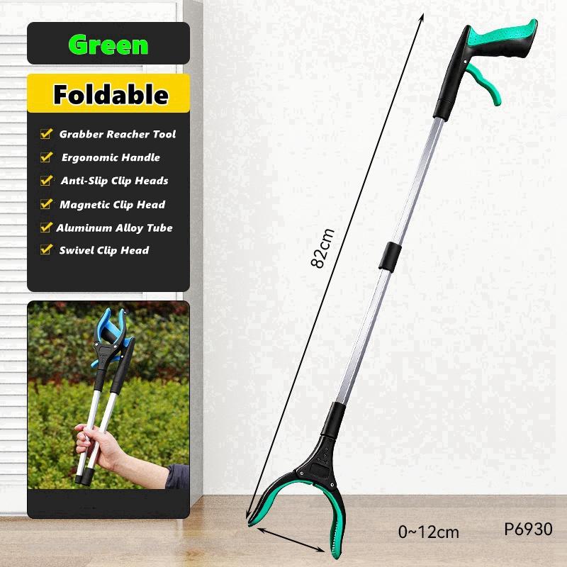 Multifunctional Foldable Collapsible Garbage Grabber Gripper Extender Litter Reachers Pickers Hand Tools Portable Pick Up Tools