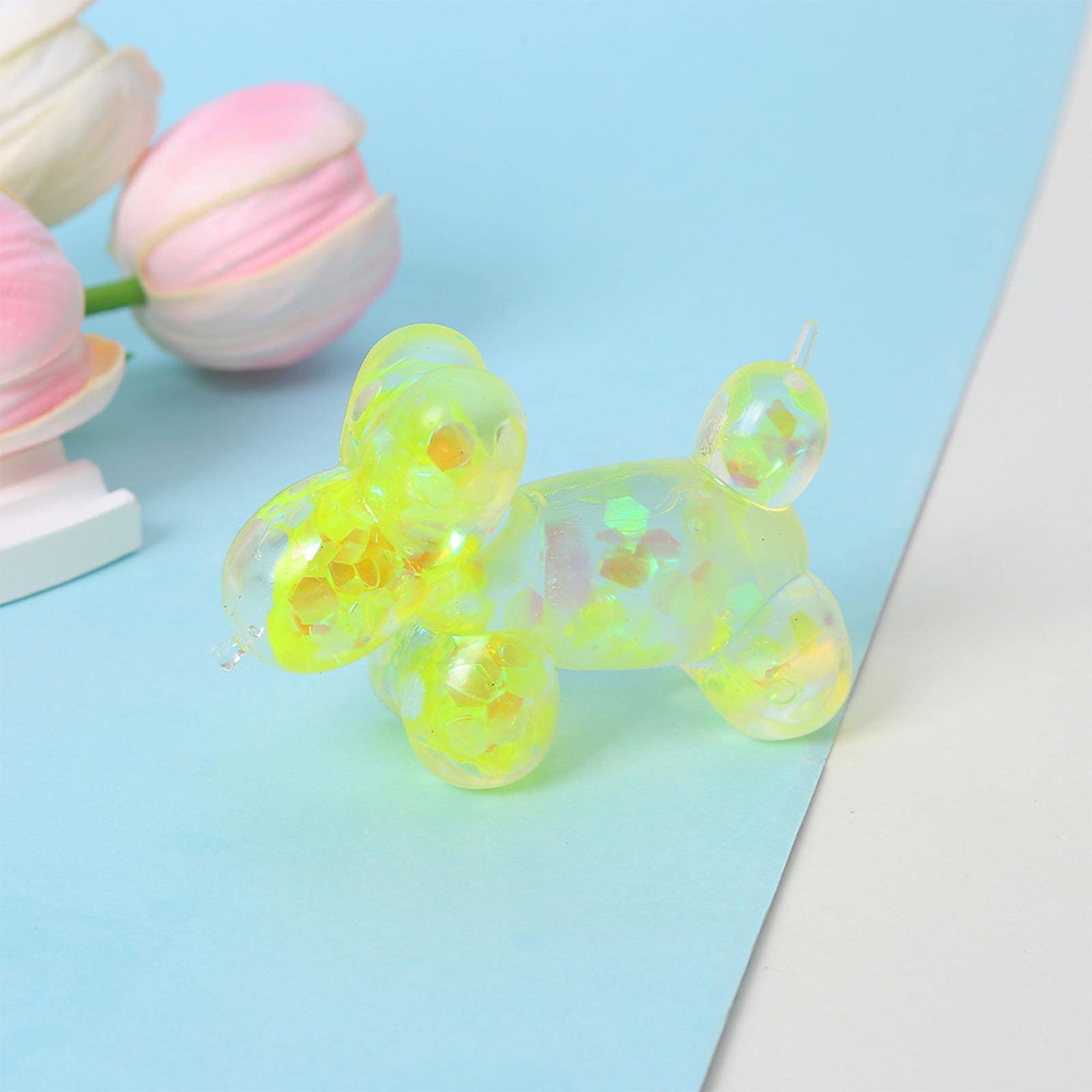 

Bubble Slow Perfume Bottle Maltose Pinch Music Ventilation Toy Car Dog Decompression Ball One Size жовтий