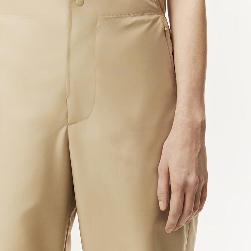 LESS 2024 Spring Solid Casual Straight-Leg Trousers