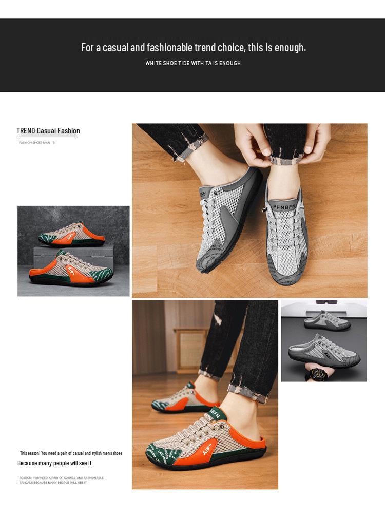 Men's Trendy Soft Sole Mesh Slip-On Loafers