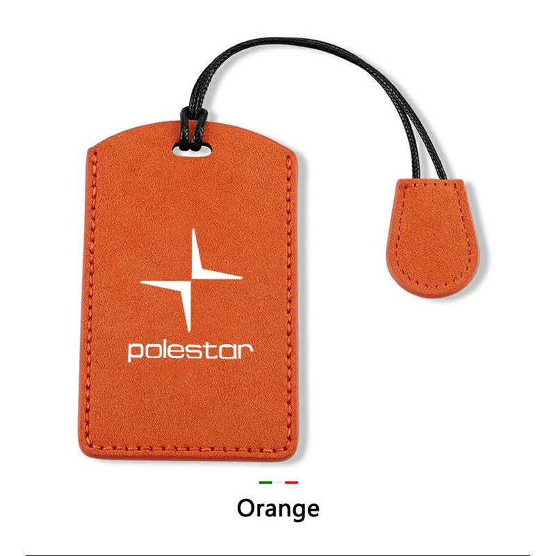 

Suede Car Smart NFC Card Key Case Full Cover Shell Holder Protector For Volvo Polestar 3 Polestar 4 2023 2024 Keychain Accessory