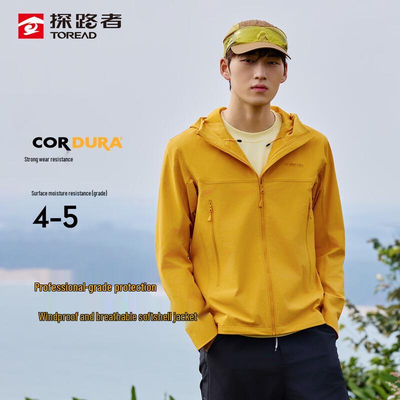 TOREAD Men's CORDURA Softshell Outdoor Hiking Jacket
