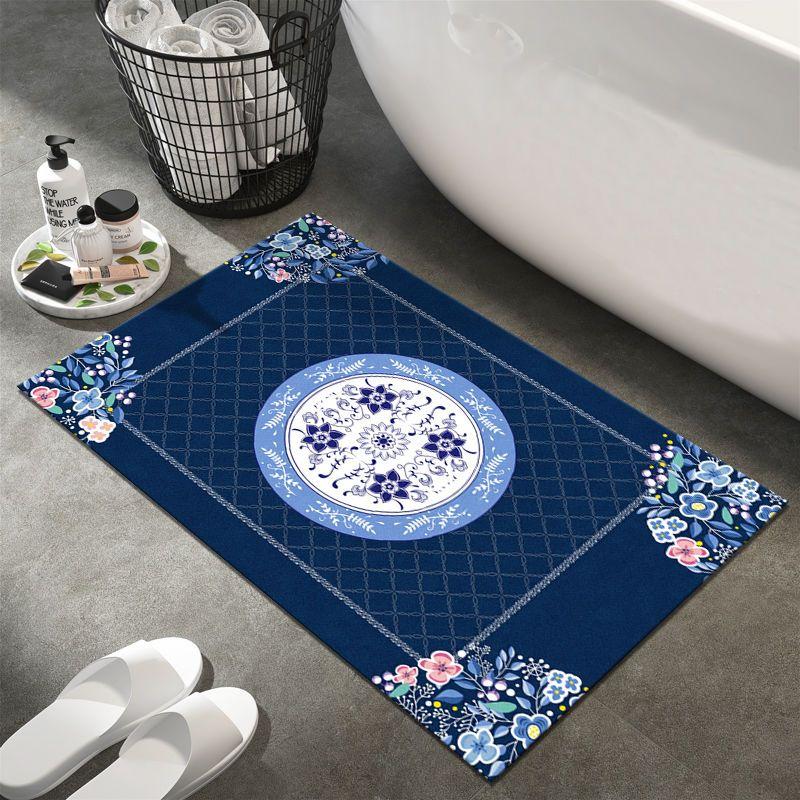 

Китайский туалет, ванная комната, дверь из диатомовой глины, нескользящая подкладка для ног, быстросохнущая и устойчивая к грязи мягкая подкладка 40cmx60cm