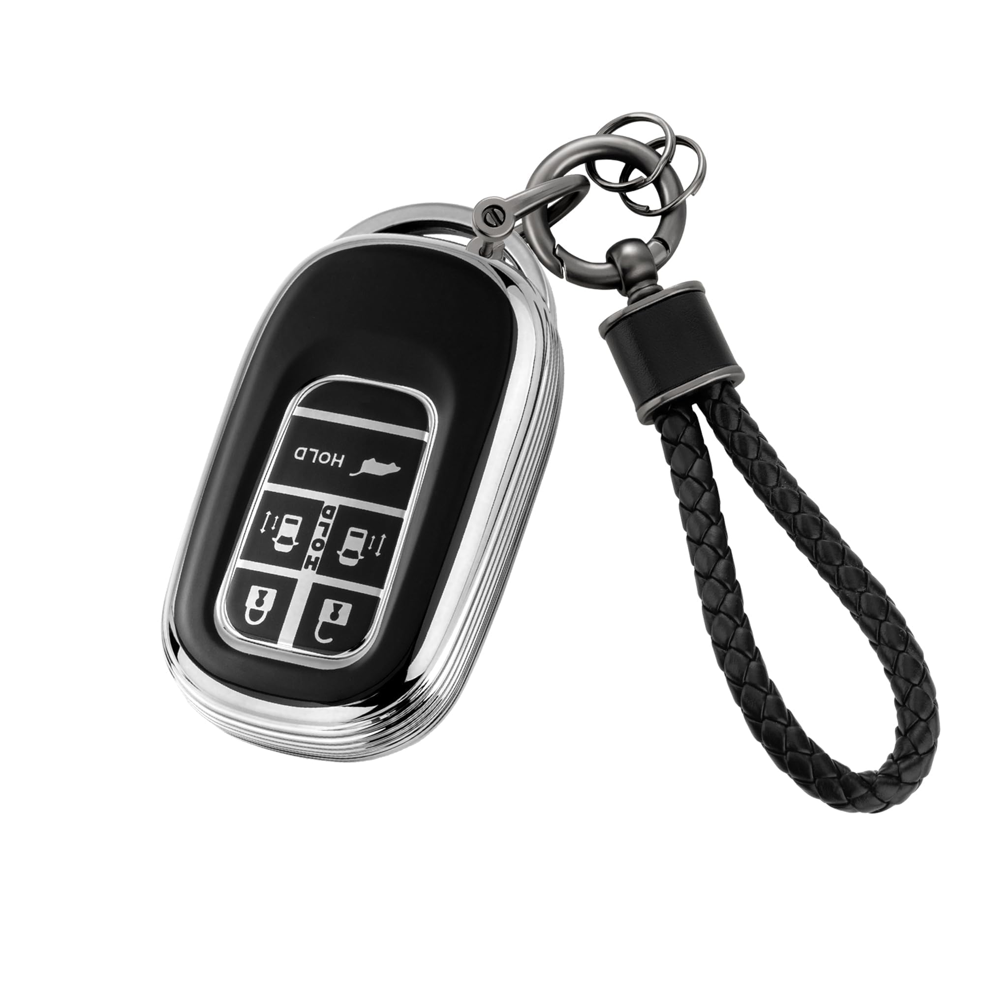 

[Унхоке] Новый Vezel, Чехол для ключа RV, Step Wagon, Чехол для смарт-ключа, RP6/7/8, Совместимый с чёрный