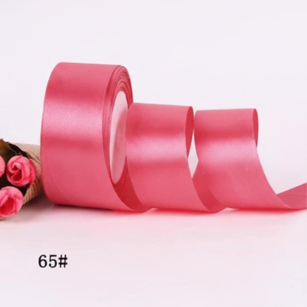 1Roll 1.5 Inch X 25 Yards Solid Satin Ribbons DIY Gift Wrapping Bridal Bouquets Bouquet Ribbons Handmade Bows Cake Packaging