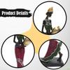 African Art Sculpture Aesthetic Ornament Statue Tribal Lady Figurine for Housewarming