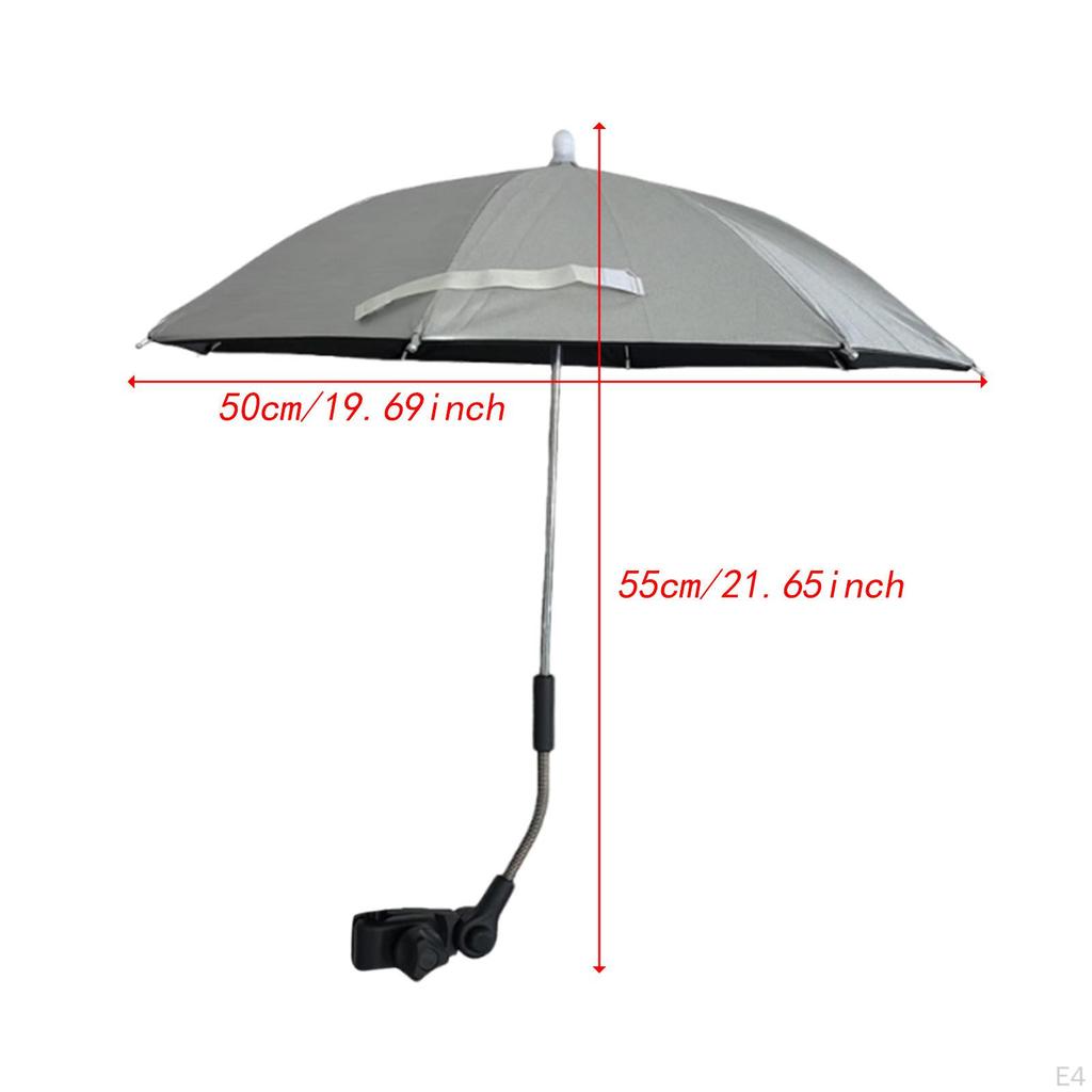 Camera Umbrella Clip on Easy to Install Adjustable Portable Phone Sun Protection for