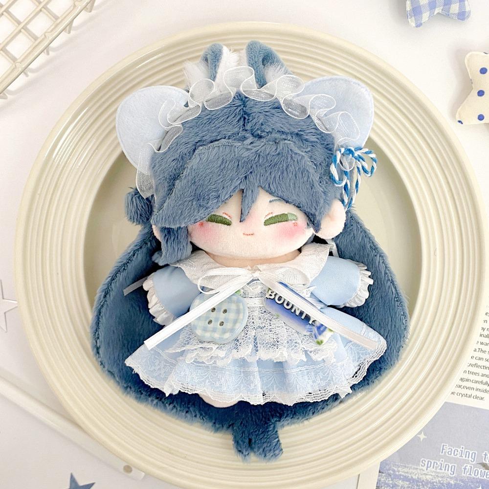 Cat Ear 10cm Cotton Doll Clothes Cute Dress Doll Dress Up Set Doll Clothes Outfit  Doll Accessories