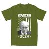 Donald Trump Fahndungsfoto Gesucht für USA. Präsident 2024 T-Shirt Sommer Street Style T-Shirts Baumwolle Mode T-Shirt