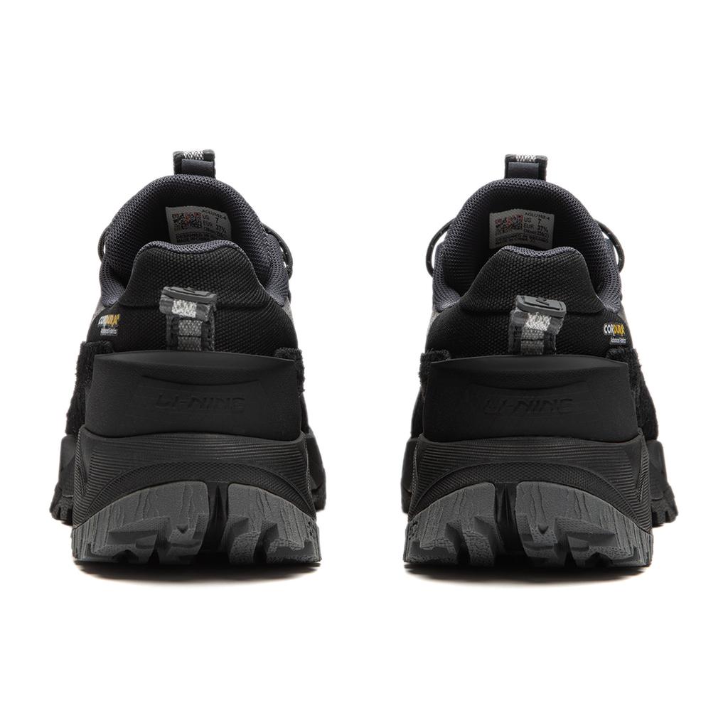 New LiNing CF Hiking Pro Shock Absorbing And Waterproof Low Top Casual Shoes Women's Black AGLU152-4