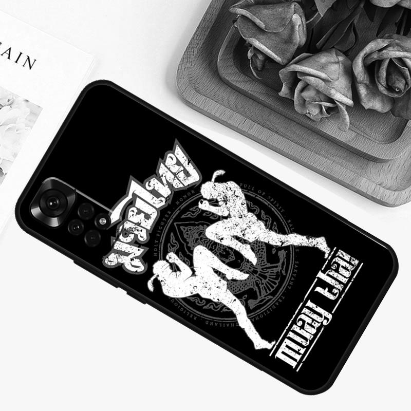 Muay Thai Martial Art Case For Xiaomi Redmi Note 14 12 11 9 10 13 Pro 9S 10S 11S 12S Redmi 13C 14C 10C 12C Cover