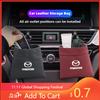 2025 Heiße Auto-Leder-Aufbewahrungstasche Brillen-Telefon-Schlüssel-Organizer-Box für Mazda 2 6 3 CX5 CX80 CX70 CX90 MX30 CX60 CX50 CX30 BT50 e-T